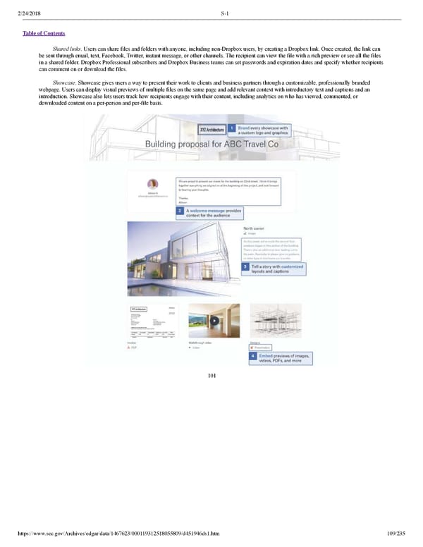 Dropbox S-1 | Interactive Prospectus - Page 109