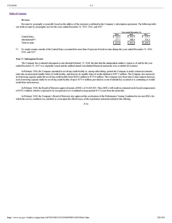 Dropbox S-1 | Interactive Prospectus - Page 226