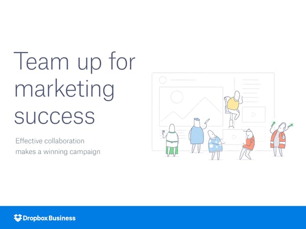 Team Up For Marketing Success - Page 1